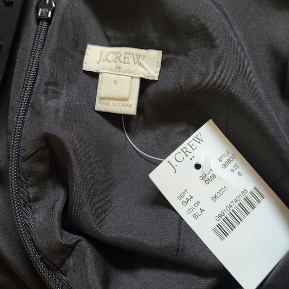 NWT J. Crew Swiss Dot Chiffon Flutter Dress Size 6 (sm) - Picture 8 of 9